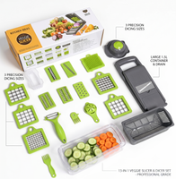 16-in-1 Multifunctional Vegetable Chopper & Slicer