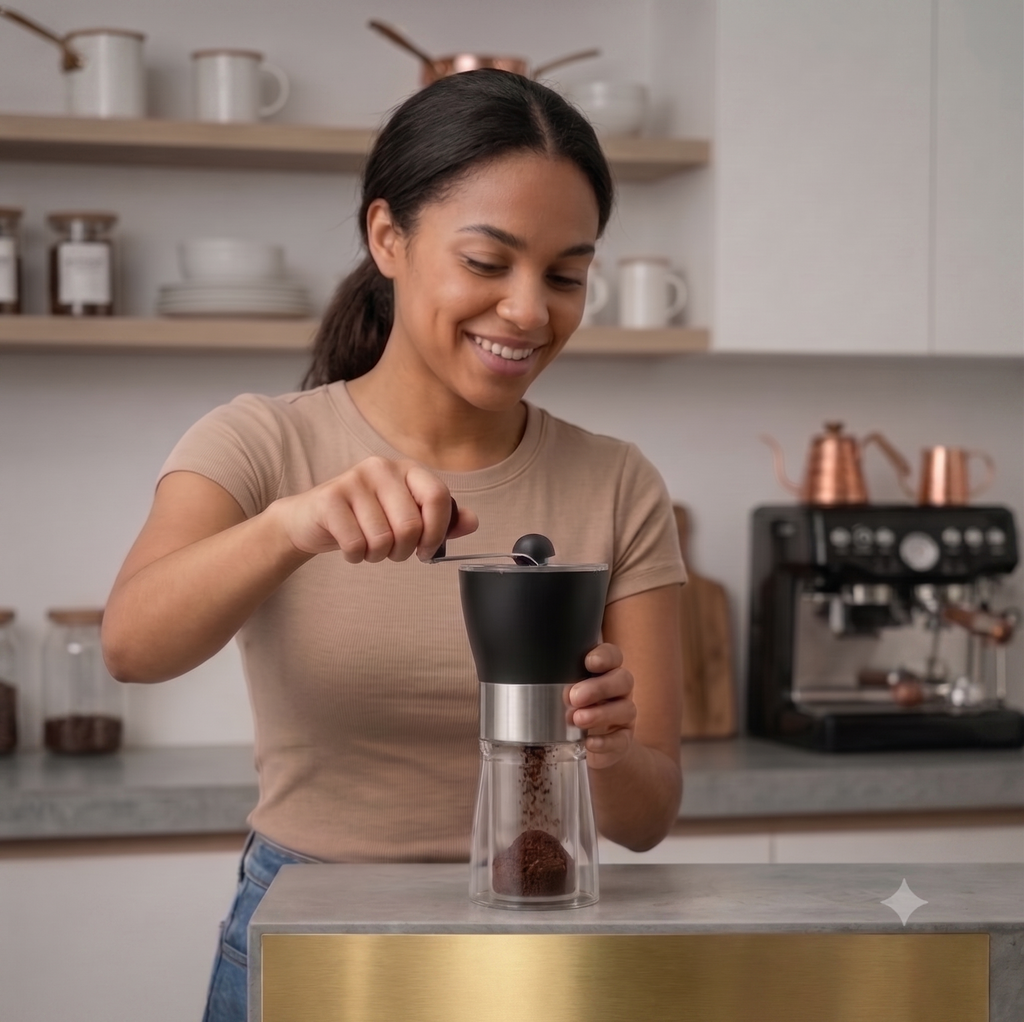 Premium Manual Coffee & Spice Grinder