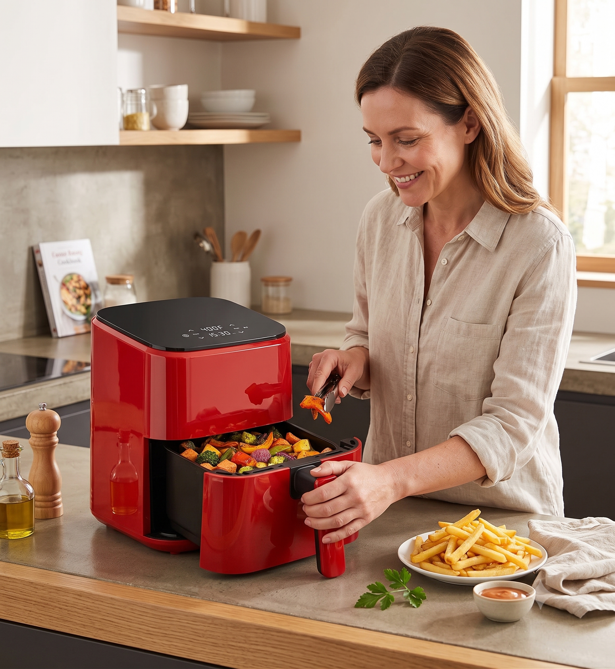 3.17 QT Digital Air Fryer with Touch Control