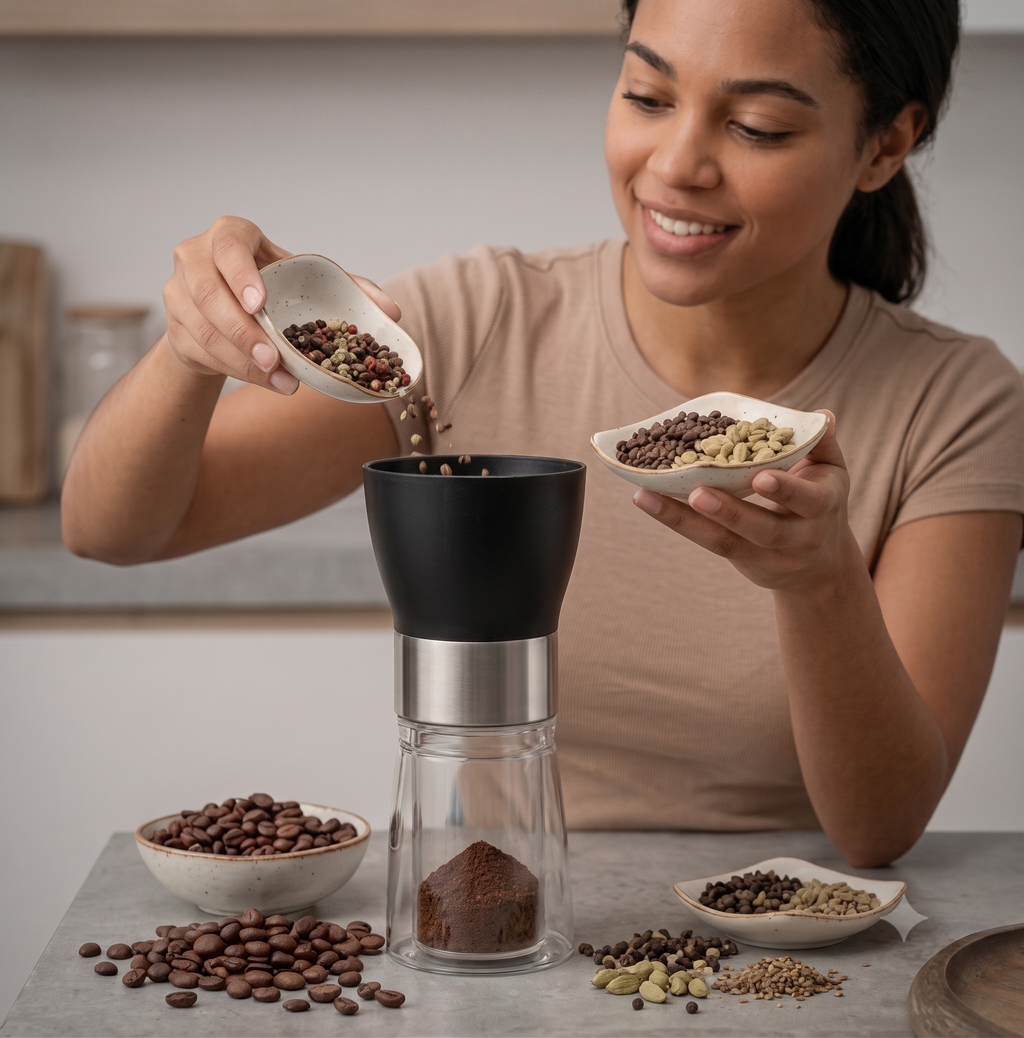 Premium Manual Coffee & Spice Grinder